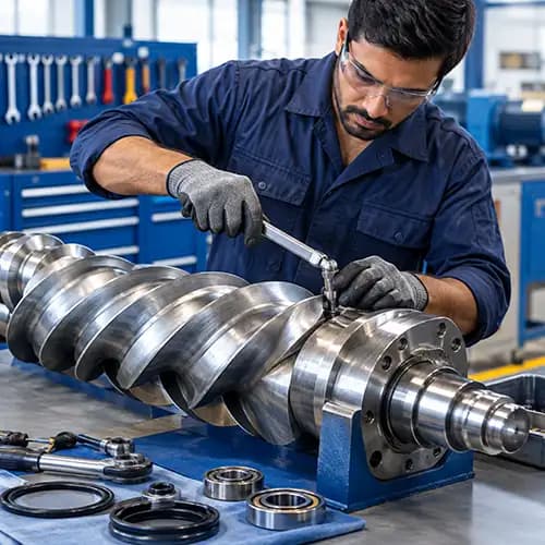 Screw Element Repairing Services Screw Element Repairing Services
